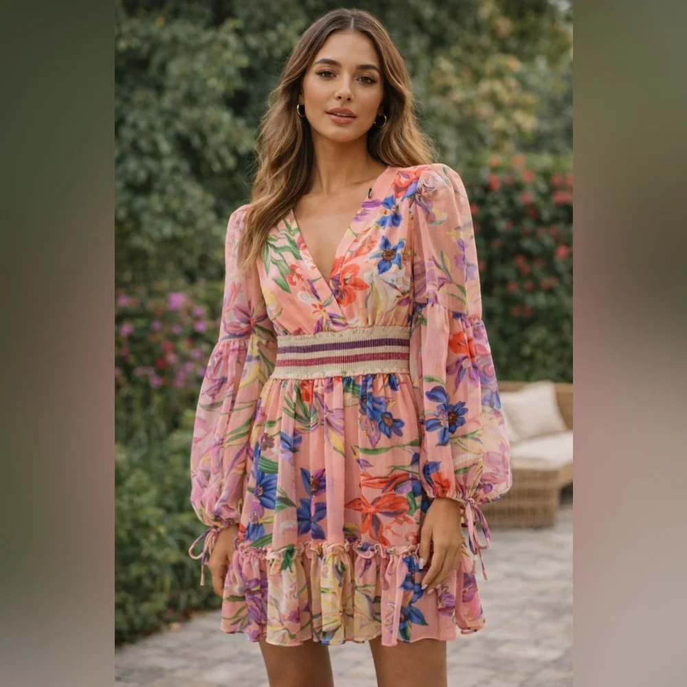 PatBO | Dresses | Patbo Pink Floral Mini Dress Size 4 Worn Once | Poshmark PatBO | Dresses | Patbo Pink Floral Mini Dress Size 4 Worn Once | Poshmark
